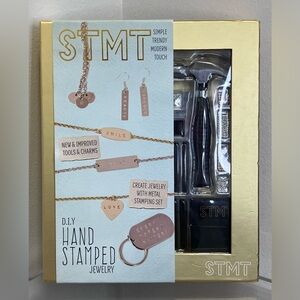 DIY Hand Stamped Jewelry Kit - Gold and Silver